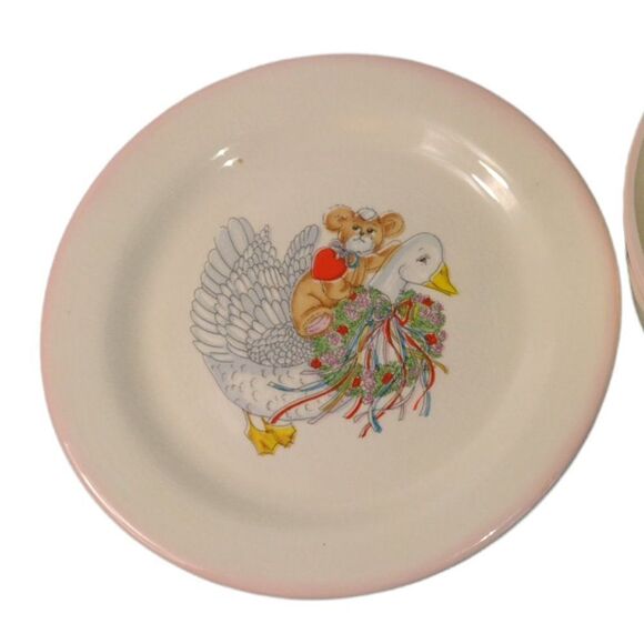 Kids Plate and Bowl by Cresteramics of B.C. Canada - Picture 3 of 8